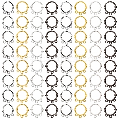 120Pcs 4 Colors Alloy Ring Chandelier Component Links&nbsp;FIND-SC0020-09