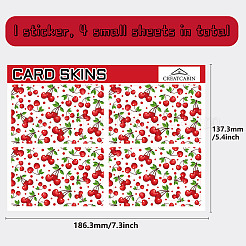 Rectangle PVC Plastic Waterproof Card Stickers&nbsp;DIY-WH0432-106