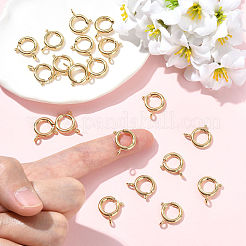 SHEGRACE Brass Spring Ring Clasps&nbsp;XGRPCN048-223G