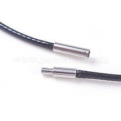 Waxed Polyester Cord Necklace Making&nbsp;LS-MAK-I011-05-A-01