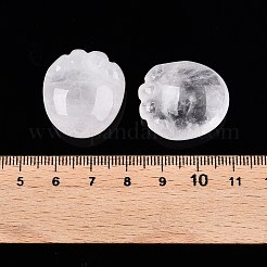 Natural Quartz Crystal Footprint Figurines&nbsp;DJEW-N003-02J