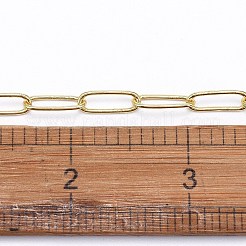 Soldered Brass Paperclip Chains&nbsp;CHC-D025-03G-01