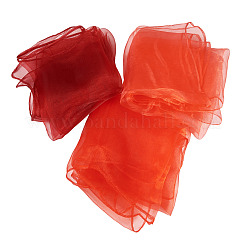 6Pcs 3 Colors Solid Color Nylon Silk Scarf for Women Girls&nbsp;AJEW-TA0003-33A-01