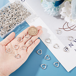 Tibetan Style Alloy Heart Bead Frames&nbsp;TIBE-NB0001-27