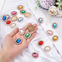 20Pcs 10 Colors Acrylic Cabochon&nbsp;DIY-GA0004-58