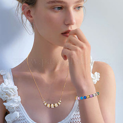 120Pcs Brass Rhinestone Spacer Beads&nbsp;RB-TA0001-36A
