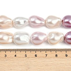 Electroplated Glass Beads Strands&nbsp;GLAA-H039-06B