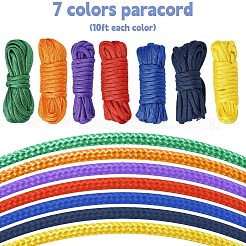 7 Bumdles 7 Colors Core Parachute Cords&nbsp;OCOR-YW0001-09