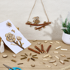 Handmade DIY Wooden Craft Kit&nbsp;DIY-WH0899-813