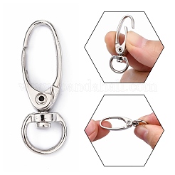 Iron Swivel Snap Hooks Clasps&nbsp;E341-6
