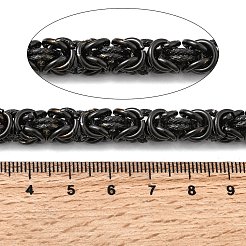 304 Stainless Steel Byzantine Chains&nbsp;CHS-Z007-23EB