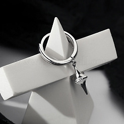 Star Brass Hoop Earrings&nbsp;FS-WGD90F4-01