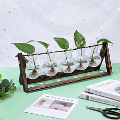 PET Bulb Shape Hydroponic Vase&nbsp;AJEW-WH0709-387B