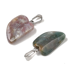 Natural Indian Agate Pendants&nbsp;G-B127-01P-04