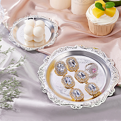 2Pcs 2 Styles Iron Jewelry Plate&nbsp;DJEW-PH0001-57