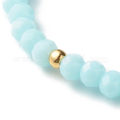 Glass Beads Stretch Bracelets Sets&nbsp;BJEW-JB06575-03