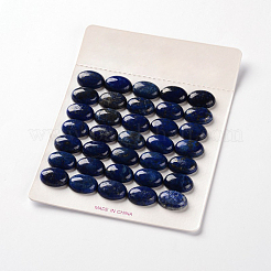 Dyed Natural Lapis Lazuli Gemstone Oval Cabochons&nbsp;G-J329-17-22x30mm