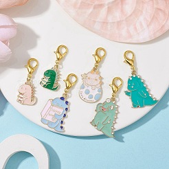 Alloy Enamel Pendants Decorations&nbsp;HJEW-JM01704
