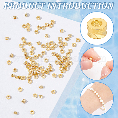 150Pcs Brass Bead&nbsp;KK-BC0013-53A-1