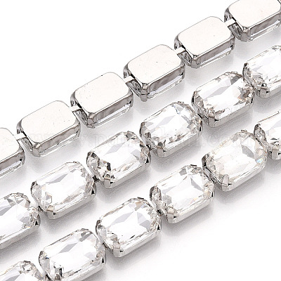 Iron Rhinestone Cup Chains&nbsp;CH-T006-10A-1