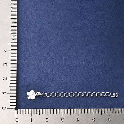 Rack Plating Brass Curb Chain Extender&nbsp;KK-Q807-15S-1