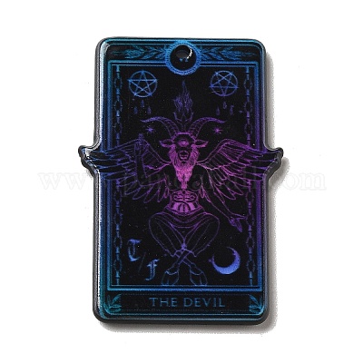 Double-sided Printed  Acrylic Pendants&nbsp;MACR-M022-02C-1