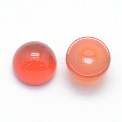 Natural Carnelian Cabochons&nbsp;G-P393-R03-6mm-1