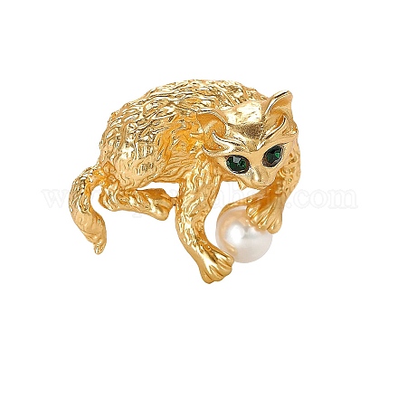 Alloy Rhinestone Brooch for Backpack Clothes PW-WG5D9D0-02-1