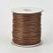 Eco-Friendly Korean Waxed Polyester Cord, Camel, 3mm, about 41.01~41.56 Yards(37.5~38m)/Roll