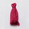 Handmade Polycotton(Polyester Cotton) Tassel Decorations, Pendant Decorations, FireBrick, 29~35mm