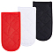 Polyester Resistant Pot Holder Sleeve Set, Rectangle, Mixed Color, 155x75x16mm, 3 colors, 1pc/color, 3pcs