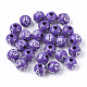 Plating Acrylic Beads&nbsp;PACR-Q113-10F-1