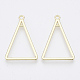 Alloy  2-Loop Link Pendants&nbsp;PALLOY-T067-128LG-2
