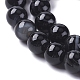Natural Black Agate Beads Strands&nbsp;X-G-G582-8mm-60-3