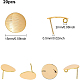 Brass Ear Stud Findings&nbsp;KK-BC0005-29G-2