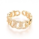 Adjustable Brass Finger Rings&nbsp;RJEW-G096-35G-2