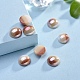 Opaque Glass Cabochons&nbsp;X-GGLA-S038-12K-8mm-2