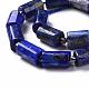 Natural Lapis Lazuli Beads Strands&nbsp;G-S345-8x11-002-3