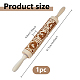 Wood Decorative Pattern Rolling Pin&nbsp;AJEW-WH0596-430B-2