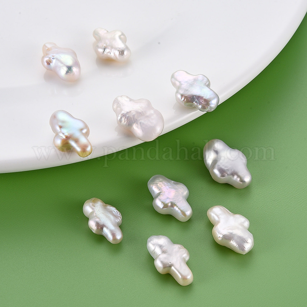 Wholesale Natural Nucleated Cultured Freshwater Pearl Beads - Pandahall.com
