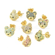 Wholesale Brass Micro Pave Cubic Zirconia Charms - Pandahall.com