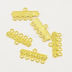 Tibetan Style Alloy Rectangle Links&nbsp;K08QY011
