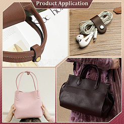 7Pcs 7 Colors PU Leather Purse Shortener Adjustable Buckles&nbsp;FIND-PH0038-13A