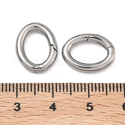 304 Stainless Steel Spring Gate Rings&nbsp;STAS-A138-07B-P
