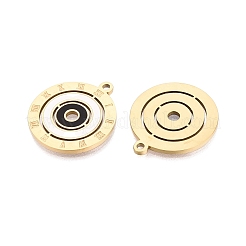 304 Stainless Steel Enamel Pendants&nbsp;STAS-Q111-10G-01