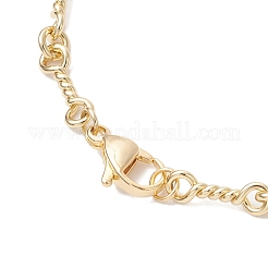 Brass Twist Bar Link  Bracelets for Women&nbsp;BJEW-JB12574