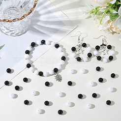 500Pcs 2 Colors Opaque Acrylic Beads&nbsp;MACR-SP0001-81B
