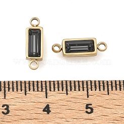 Birthstone 304 Stainless Steel Rhinestone Connector Charms&nbsp;STAS-L022-576G-11