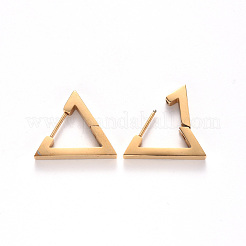 PVD Vacuum Plating 304 Stainless Steel Huggie Hoop Earrings&nbsp;STAS-S103-27G