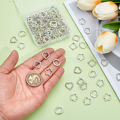 120Pcs 4 Styles Tibetan Style Alloy Bead Frame&nbsp;FIND-ME0002-39